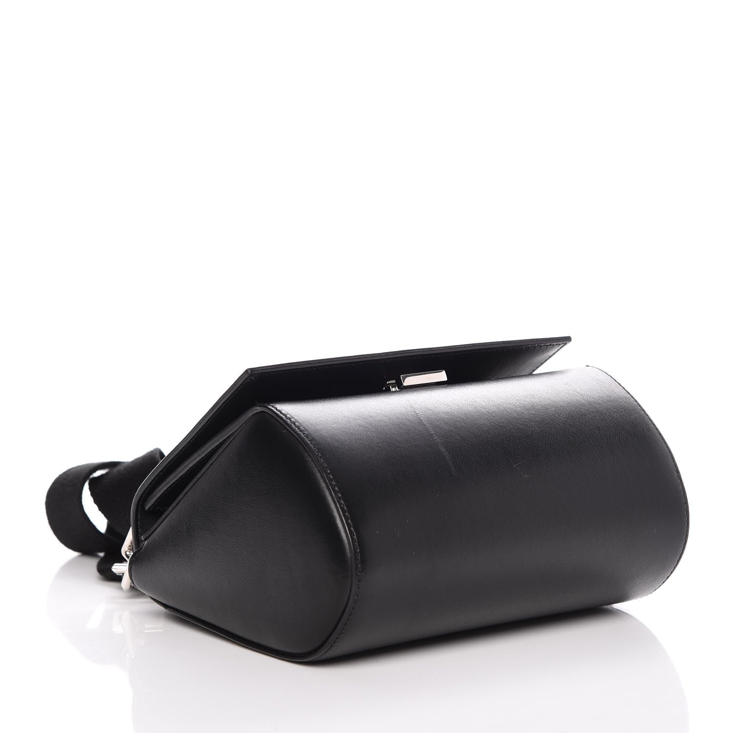 Givenchy Calfskin Mini Pandora Box Logo Strap Crossbody Bag Black 4 of 10