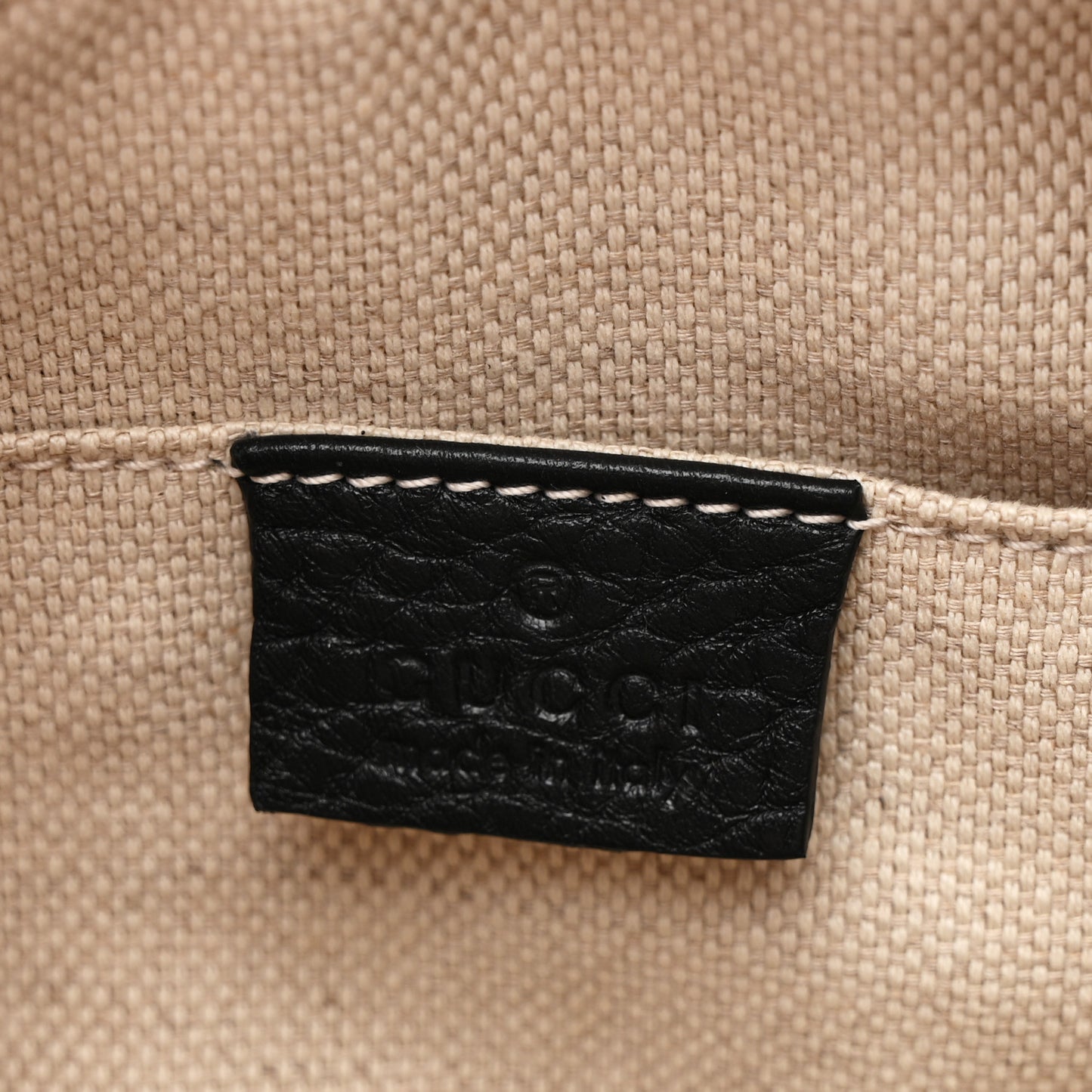 Pebbled Calfskin Studded Small Soho Disco Bag Black