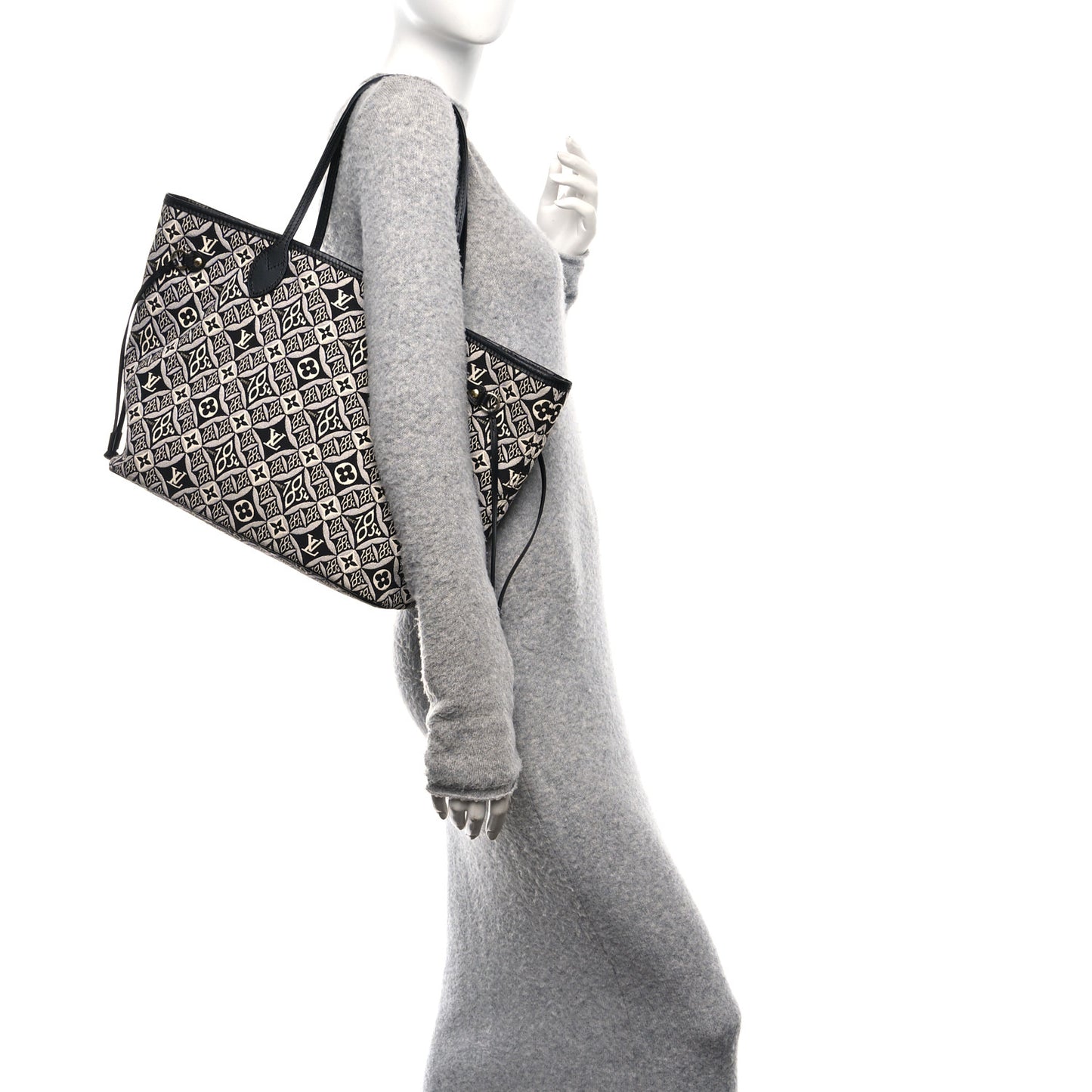 Jacquard Since 1854 Neverfull MM Grey