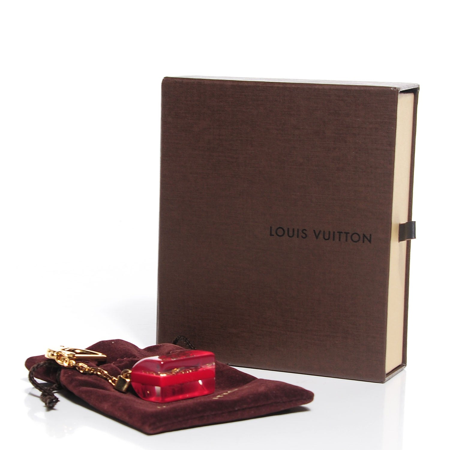 Louis Vuitton Resin Inclusion Speedy Bag Charm Key Chain Pomme D'Amour 5 of 5
