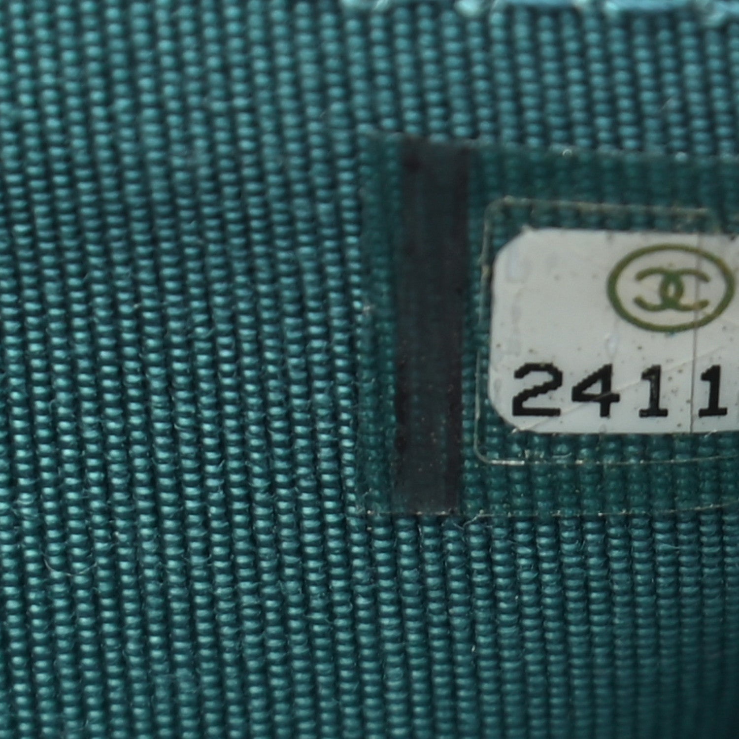 Chanel Iridescent Lambskin Quilted Flap Card Holder Turquoise 16 of 16