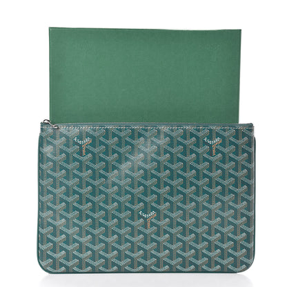 Goyard Goyardine Senat Pochette MM Green 7 of 7