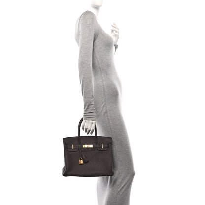 Hermes Togo Birkin 30 Chocolate 2 of 10
