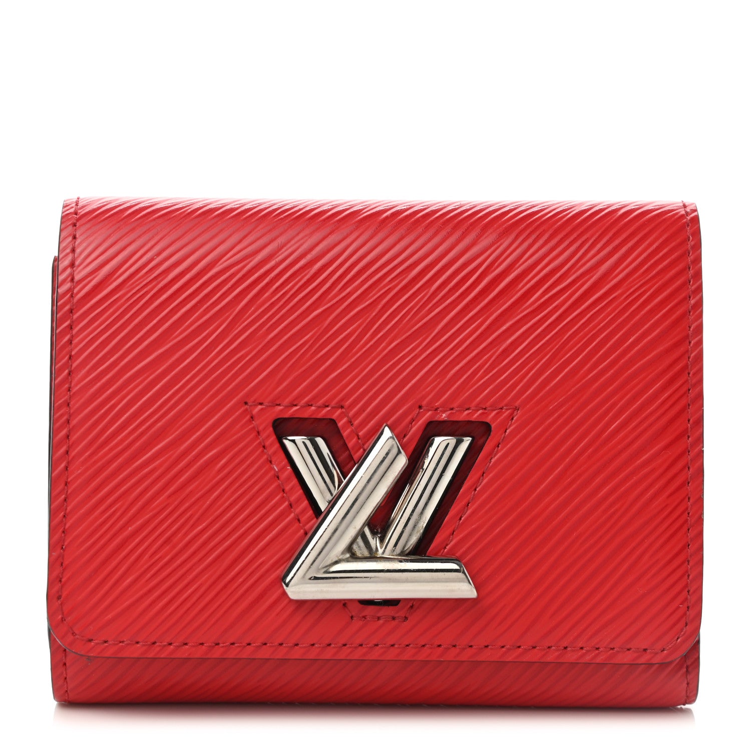 Louis Vuitton Epi Twist Compact Wallet Coquelicot 1 of 7