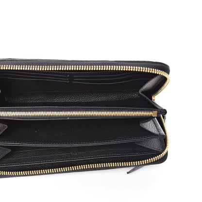 Louis Vuitton Empreinte Zippy Wallet Black 5 of 7