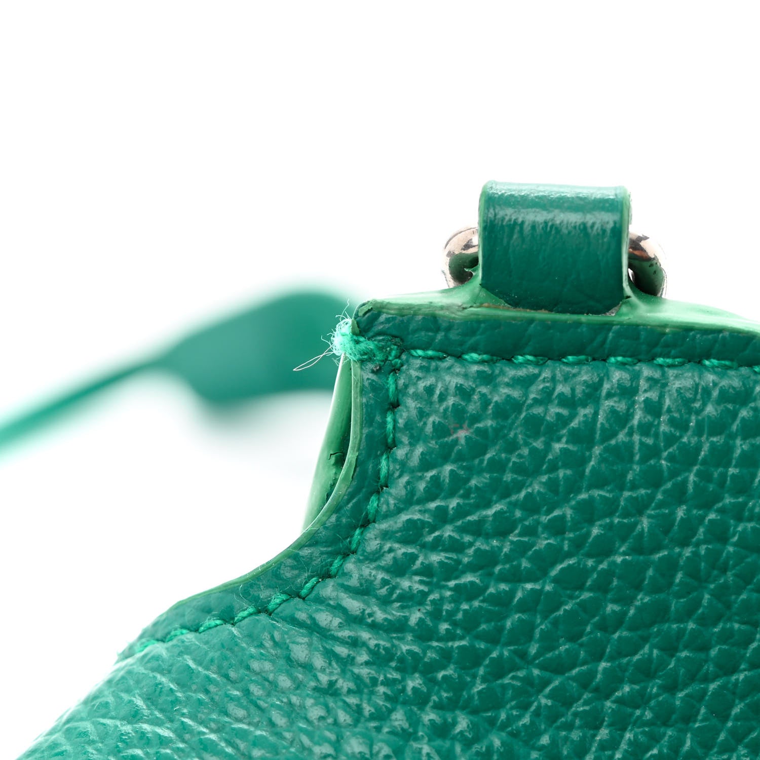 Balenciaga Grained Calfskin Neo Classic Silver Hardware Mini City Jade 13 of 14