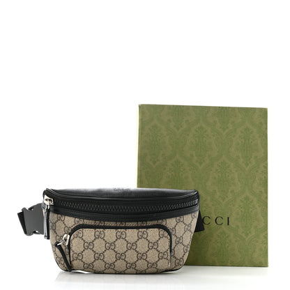 Gucci GG Supreme Monogram Belt Bag Black 11 of 11