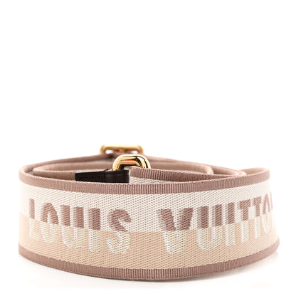 Louis Vuitton Jacquard Speedy Bandouliere 20 Shoulder Strap Beige Brown 2 of 3