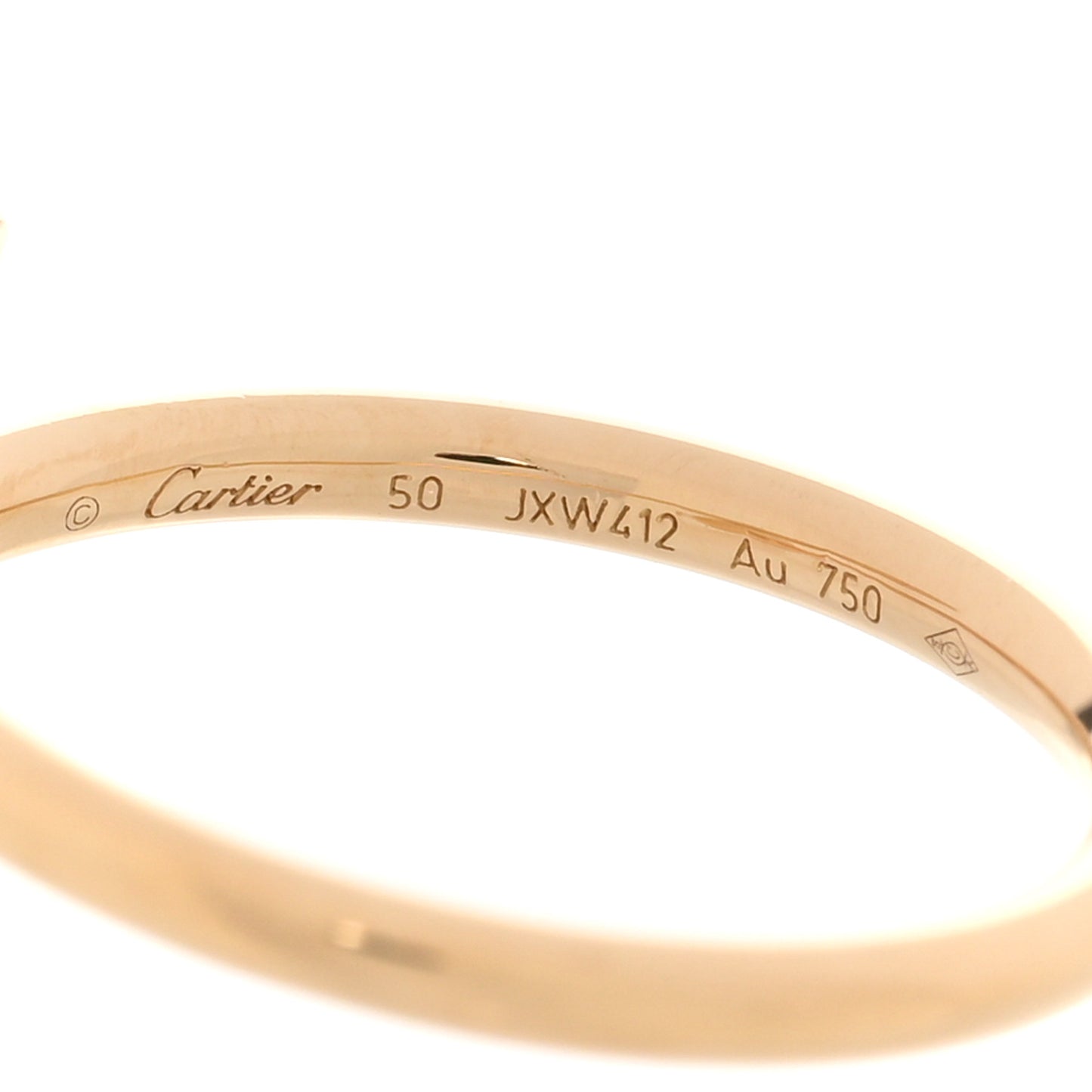 18K Yellow Gold Small Juste Un Clou Ring 50 5.25