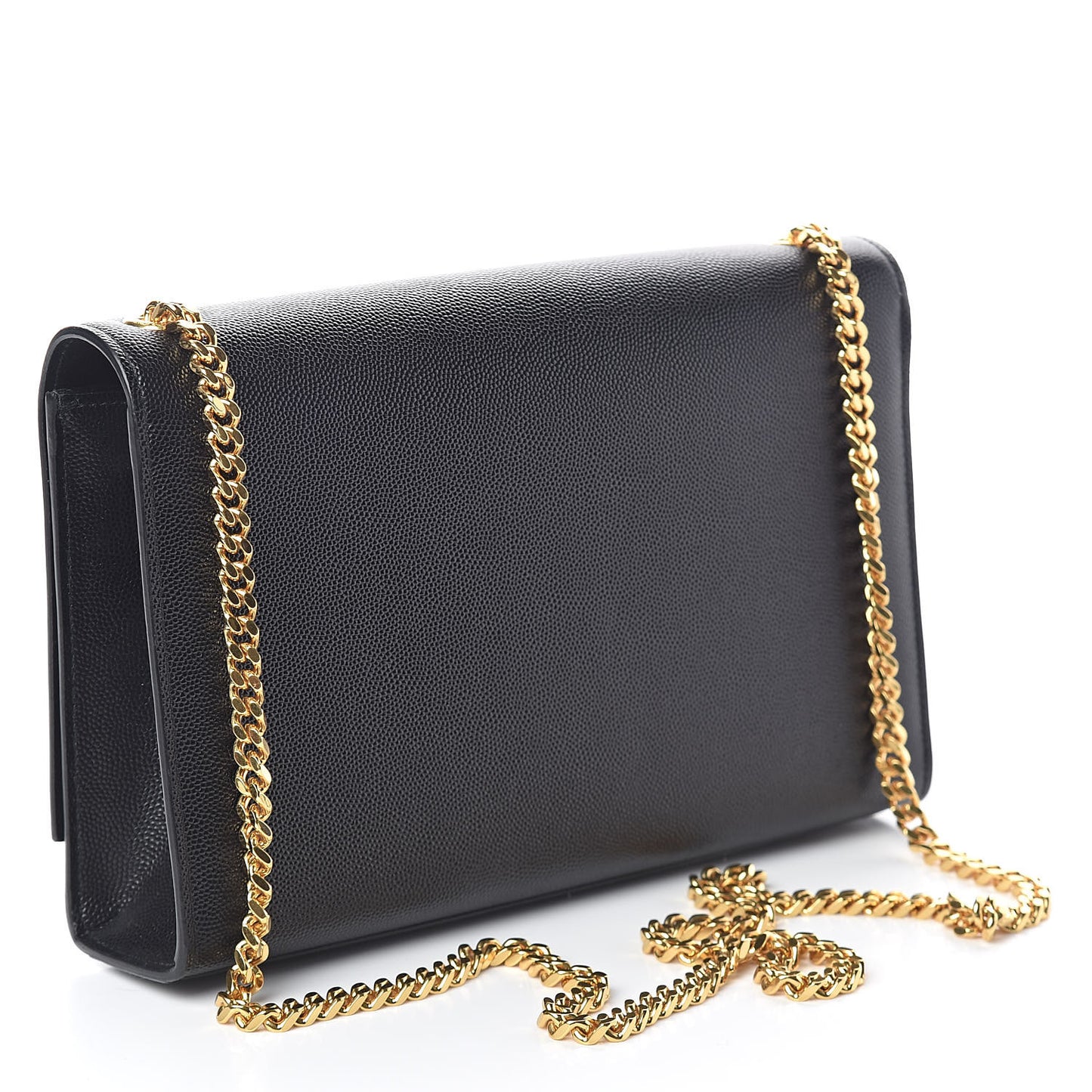 Grain De Poudre Medium Classic Monogram Kate Satchel Black