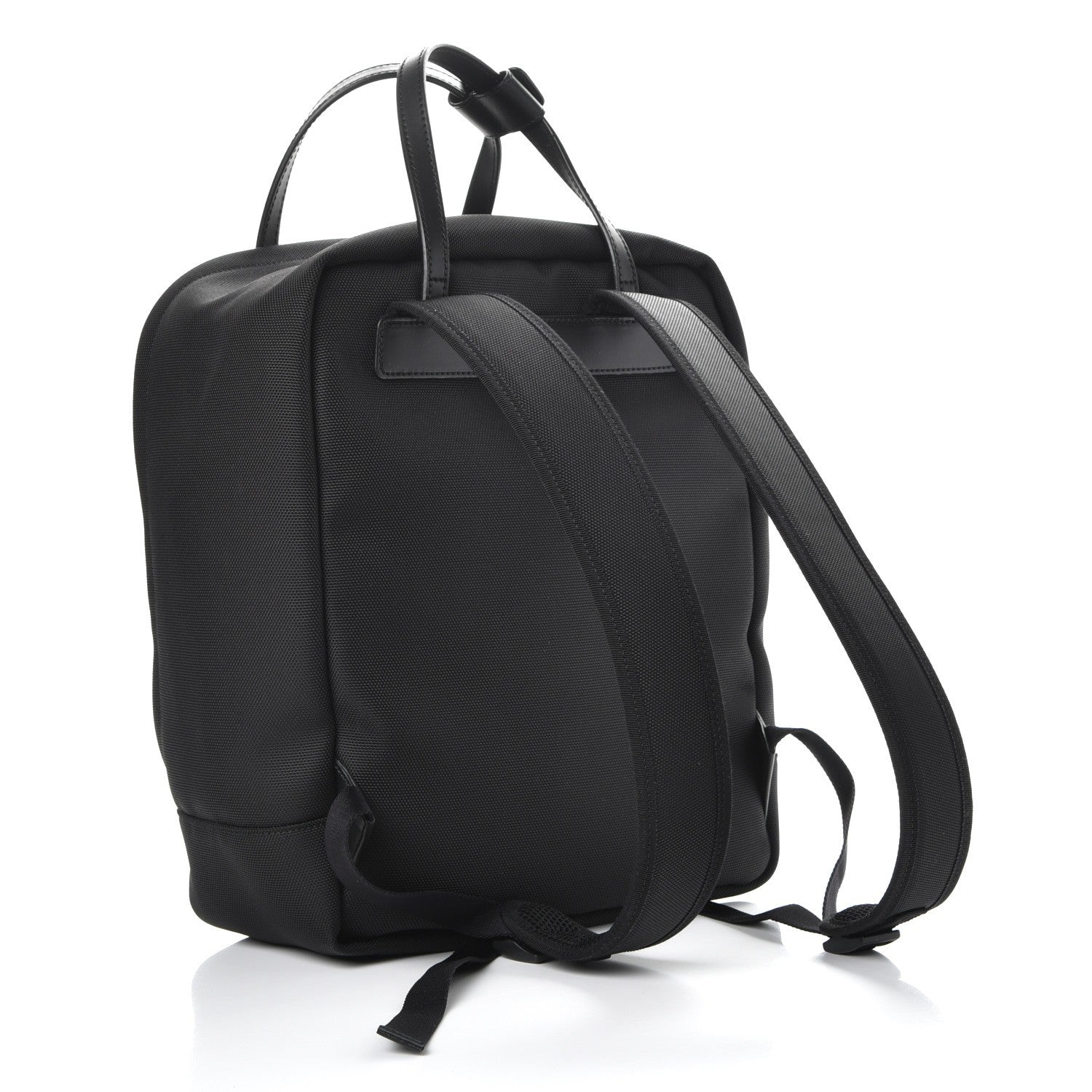 Gucci Techno Canvas Appia Calfskin Web Tote Backpack Black 3 of 7
