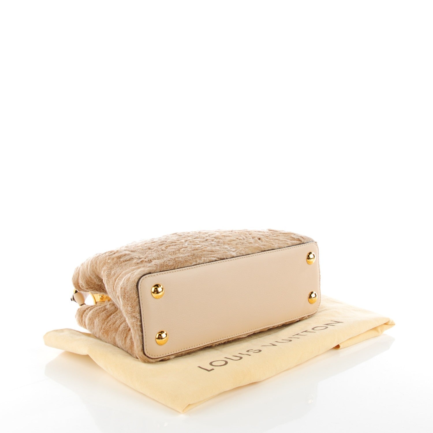 Louis Vuitton Astrakhan Capucines BB Dune 3 of 7