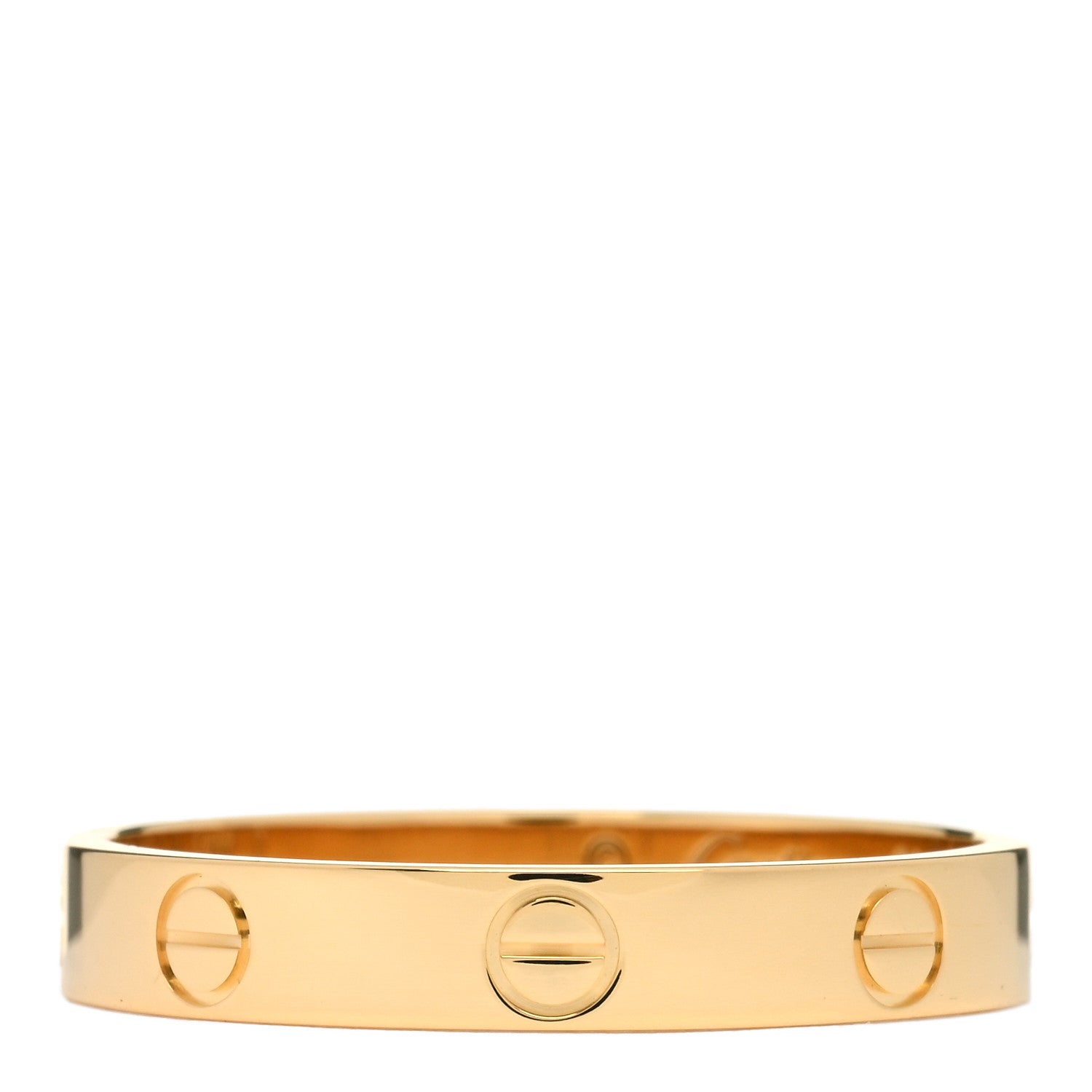 Cartier 18K Yellow Gold 3.5mm LOVE Wedding Band Ring 61 9.5 1 of 3