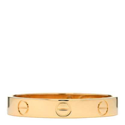 Cartier 18K Yellow Gold 3.5mm LOVE Wedding Band Ring 61 9.5 1 of 3