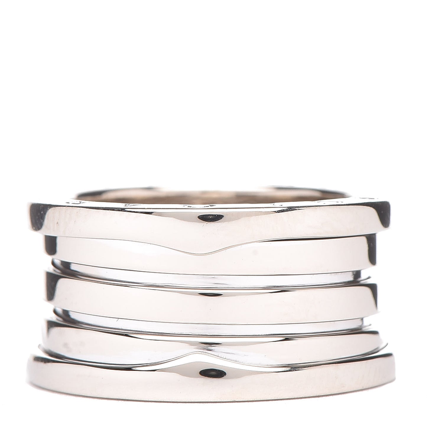 18K White Gold B.Zero1 3 Band Ring 53 6.25