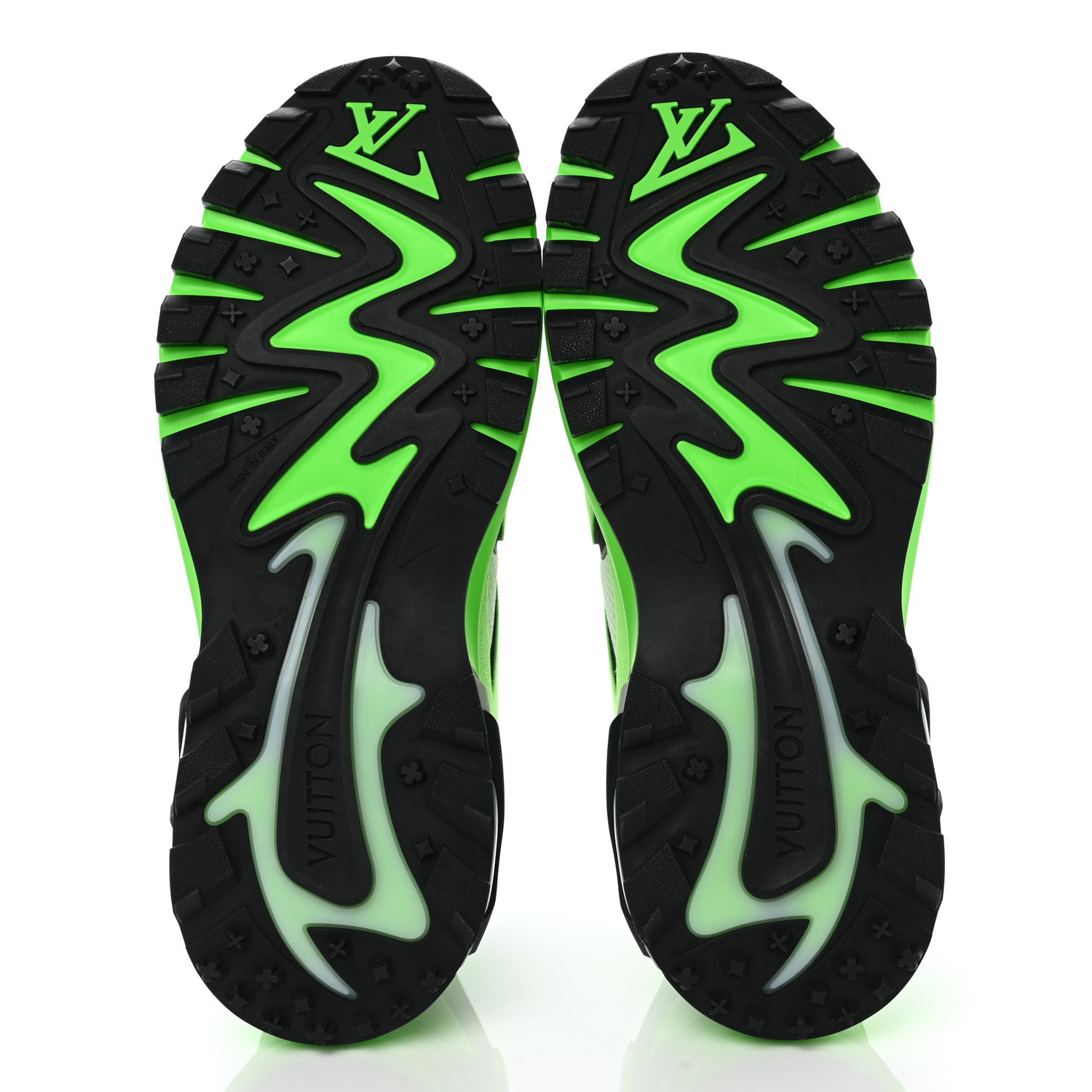Louis Vuitton Mesh Suede Mens LV Runner Tatic Sneaker 7 Green 5 of 9