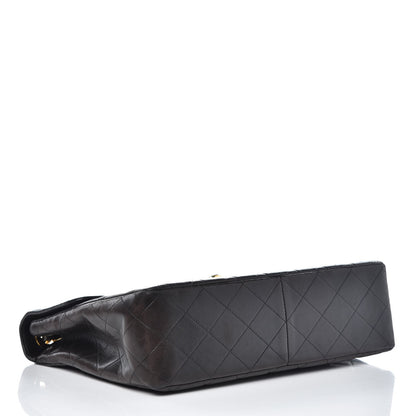 Chanel Lambskin Quilted Jumbo Single Flap Black 4 of 15