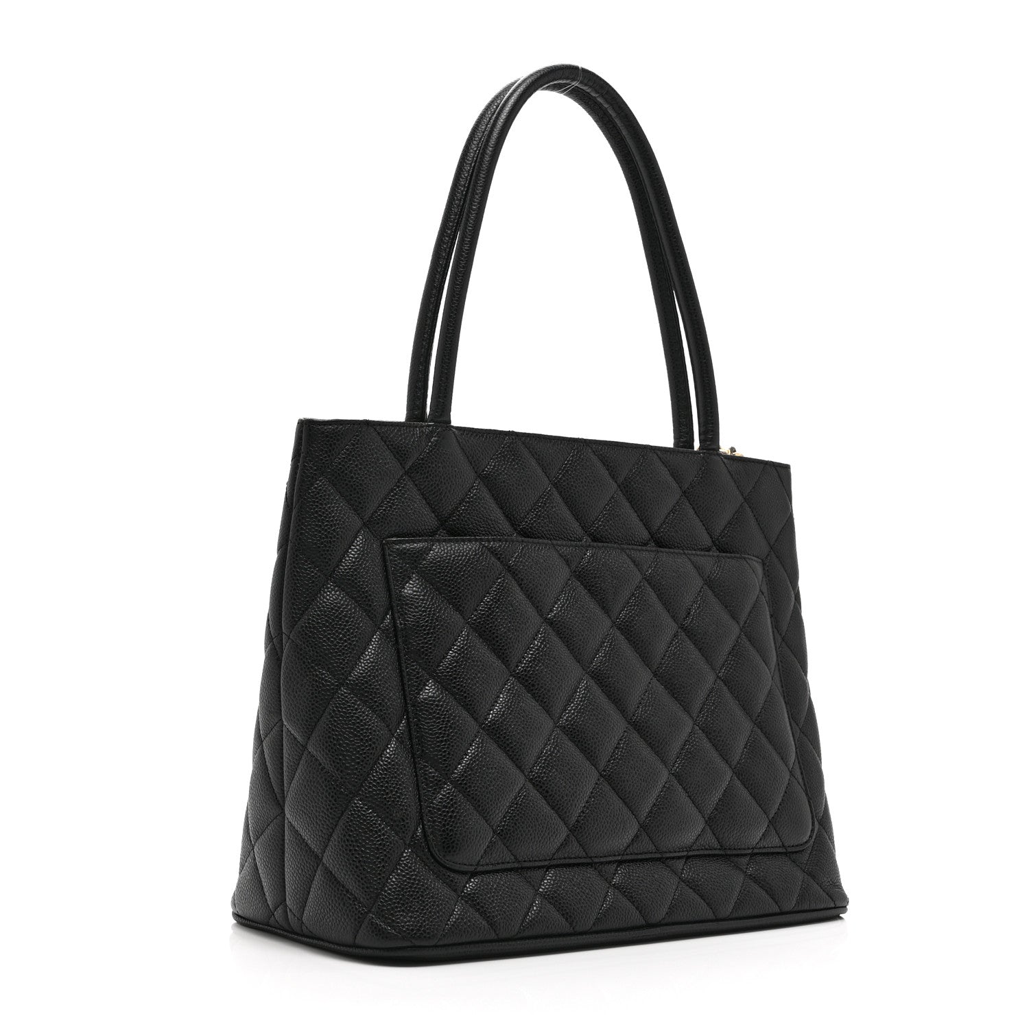 Chanel Caviar Quilted Medallion Tote Black 3 of 10