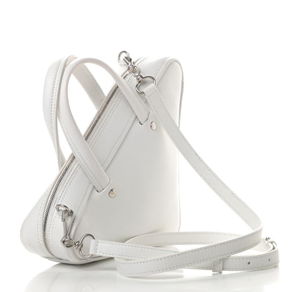 Balenciaga Calfskin XS Triangle Duffle White 3 of 10