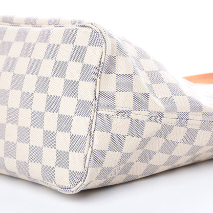 Louis Vuitton Damier Azur Neo Neverfull MM Rose Ballerine 10 of 20