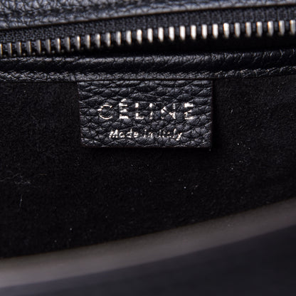 Celine Drummed Calfskin Nano Luggage Black 6 of 12