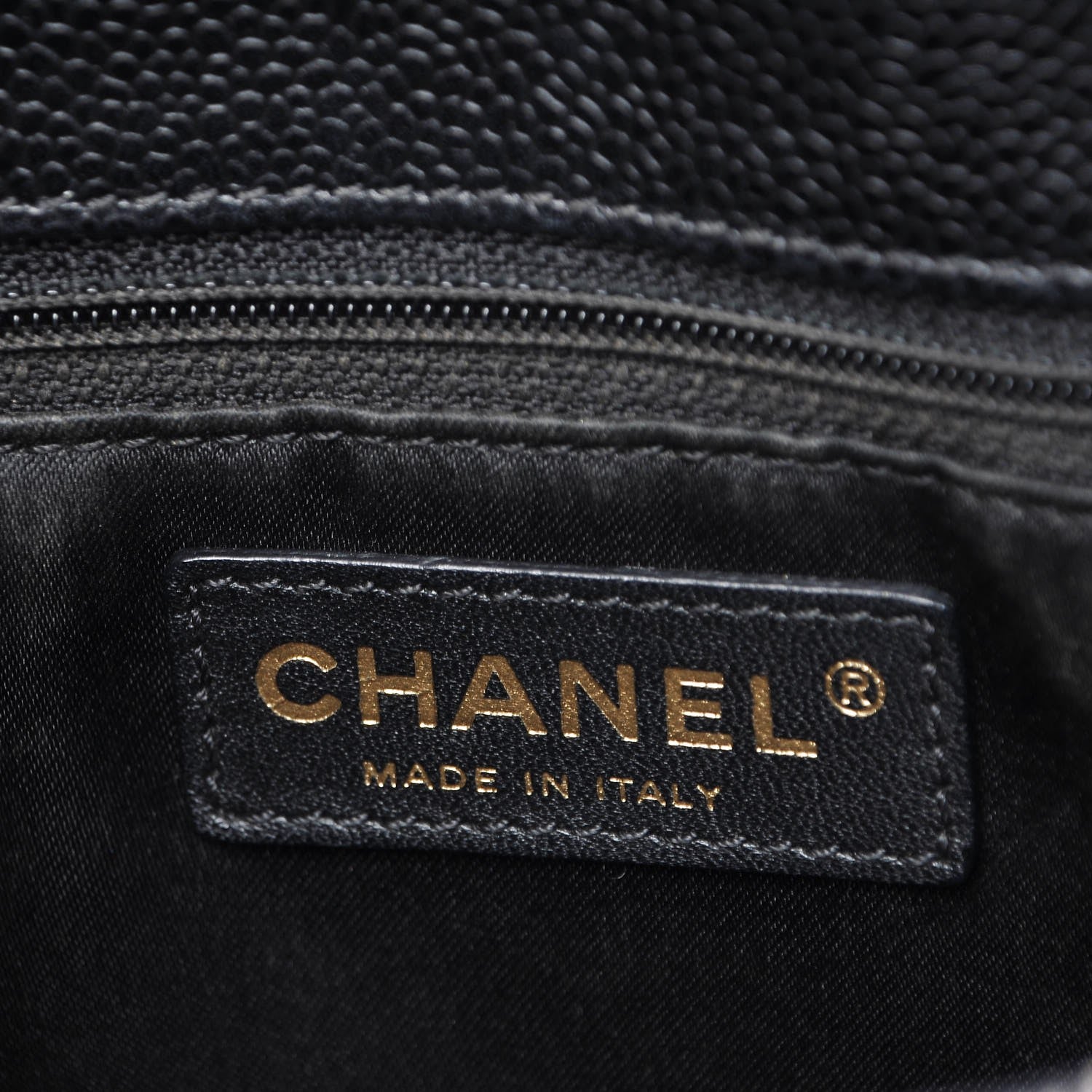 Chanel Caviar Quilted Grand Shopping Tote GST Black 6 of 9