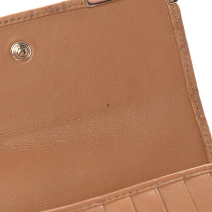 Gucci Guccissima Signature Dice Compact Trademark Wallet New Banana 10 of 11