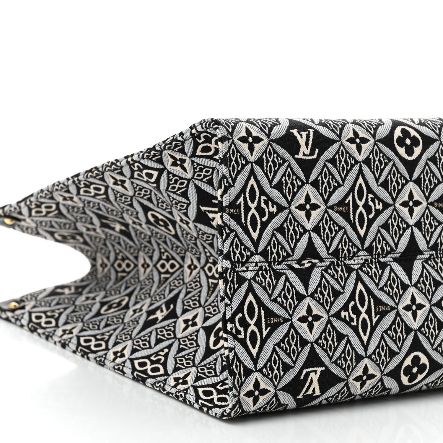 Louis Vuitton Jacquard Since 1854 Onthego GM Grey 9 of 10