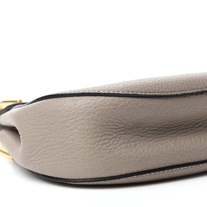 Chloe Grained Lambskin Mini Drew Bijou Shoulder Bag Motty Grey 7 of 10