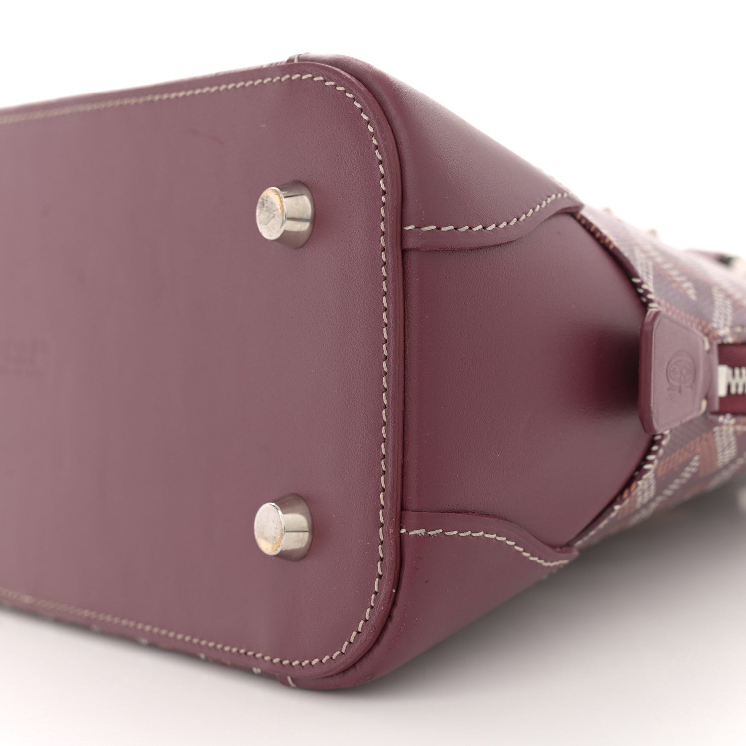 Goyard Goyardine Mini Vendome Burgundy 10 of 12