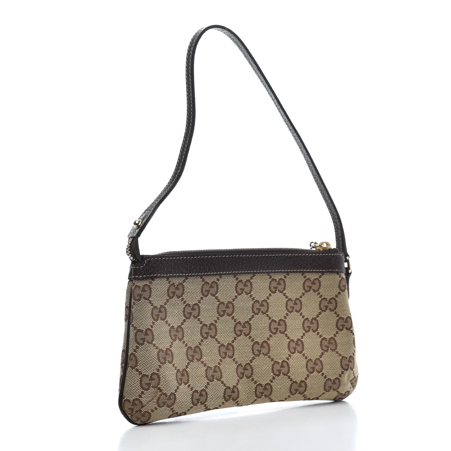 Gucci Monogram Bumble Bee Charm Pochette Brown 2 of 7