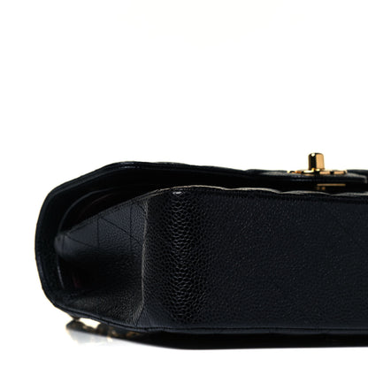 Chanel Caviar Quilted Small Double Flap Black 8 of 9