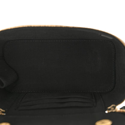 Chanel Goatskin Quilted Punk Essentials Vanity Case With Chain Black 5 of 12