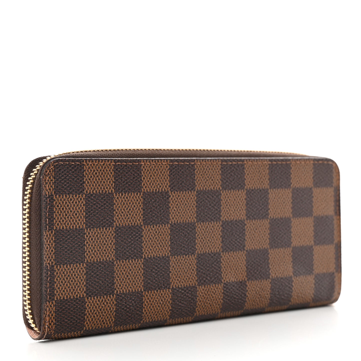 Damier Ebene Clemence Wallet Rose Ballerine