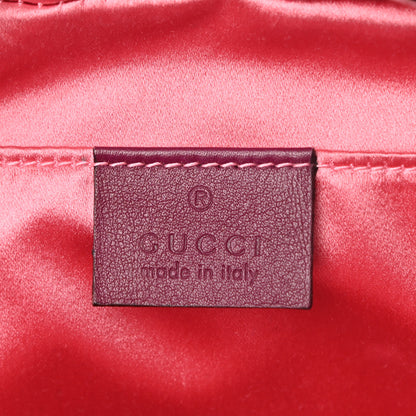 Gucci Velvet Matelasse Small GG Marmont Chain Shoulder Bag Fuchsia Violet Cyclamen 6 of 8