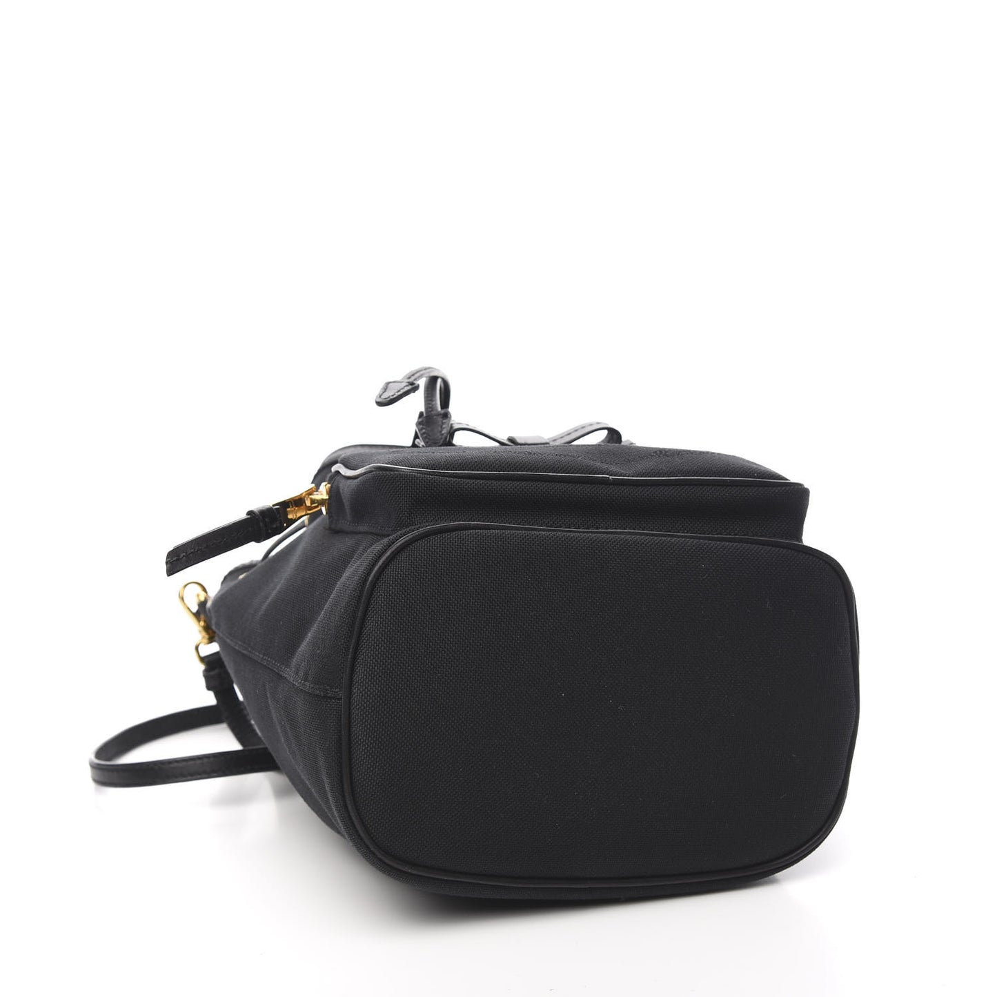 Jacquard Logo Mini Bucket Crossbody Bag Black
