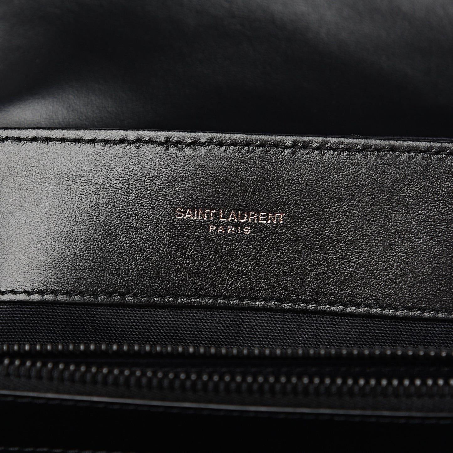 Calfskin Y Quilted Monogram Medium Loulou Chain Satchel Black