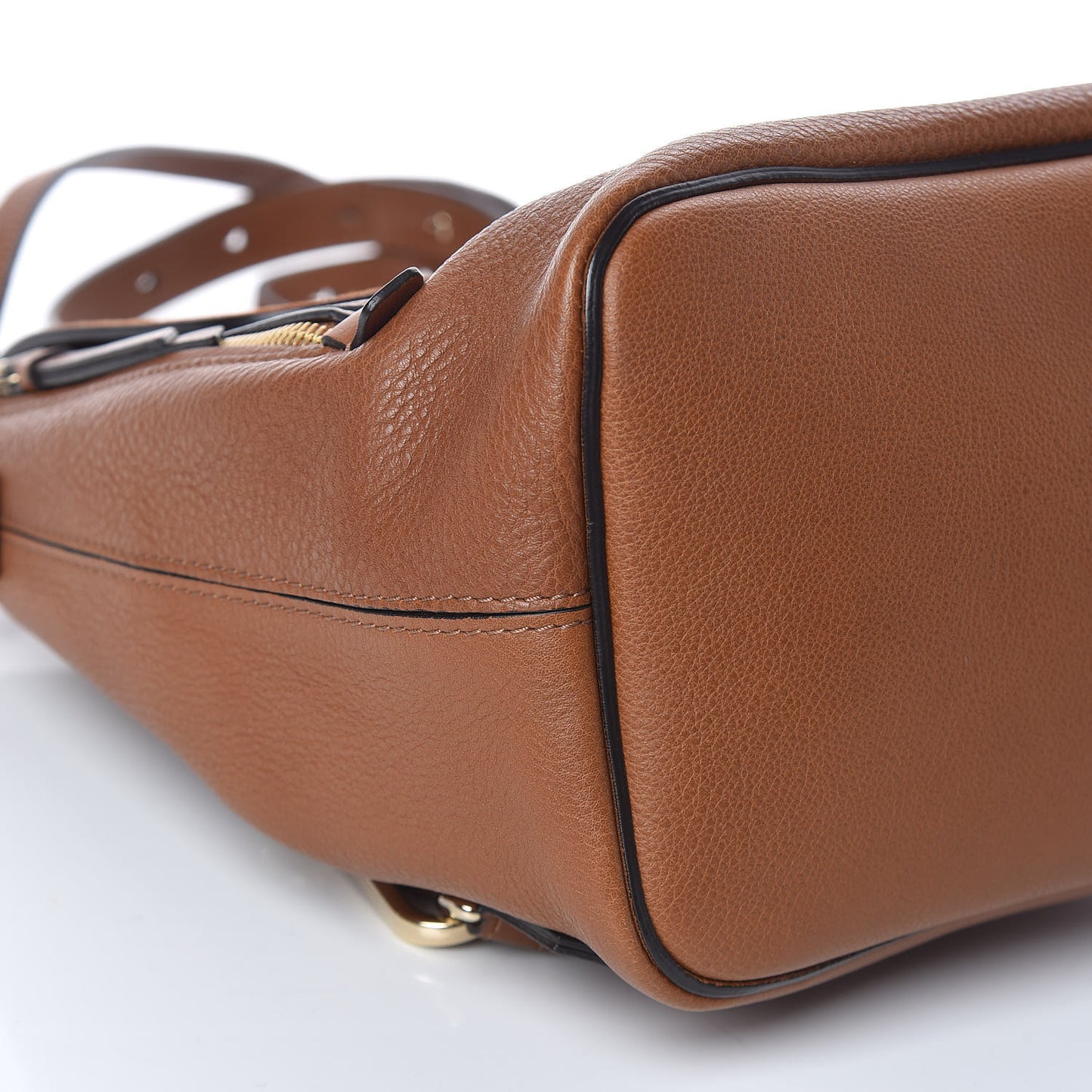 Suede Calfskin Small Faye Backpack Tobacco