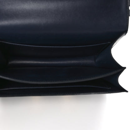 Hermes Ostrich Constance 18 Bleu Indigo 5 of 13