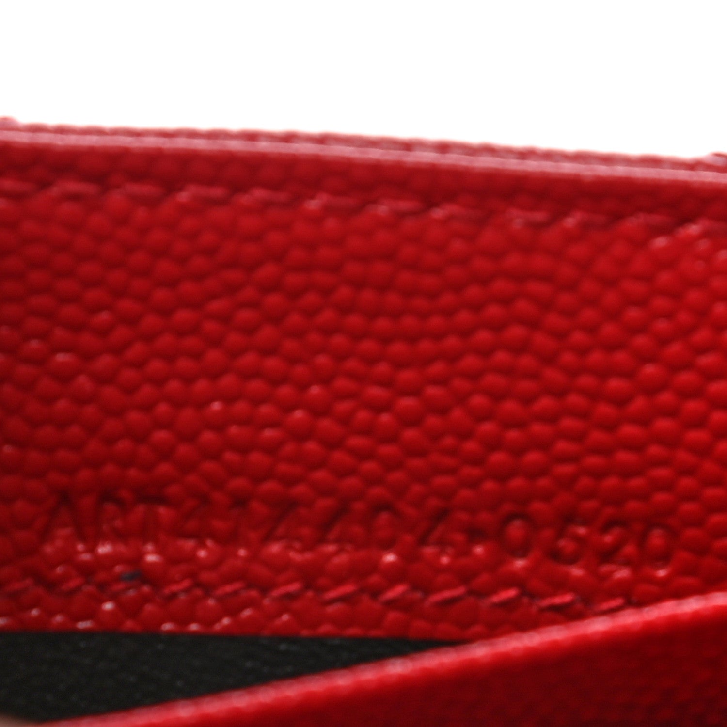Saint Laurent Grain De Poudre Matelasse Chevron Small Monogram Envelope Wallet Rouge Eros 6 of 6