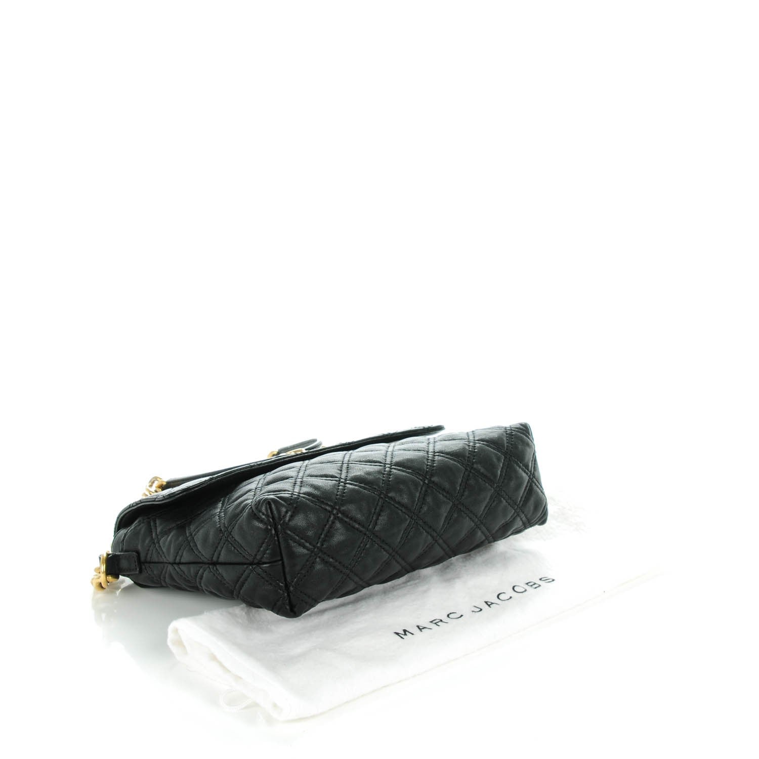 Marc Jacobs Lambskin Quilted The Large Single Flap Black 4 of 7