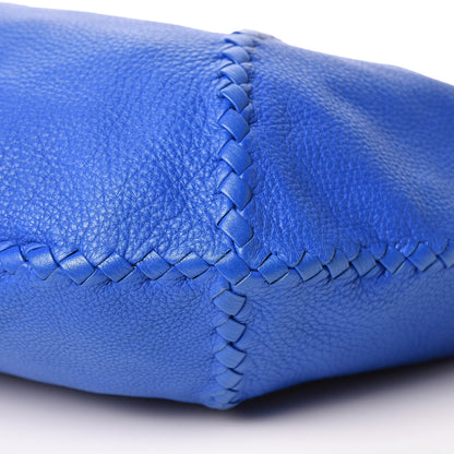 Bottega Veneta Cervo Deerskin Large Hobo Signal Blue 13 of 14