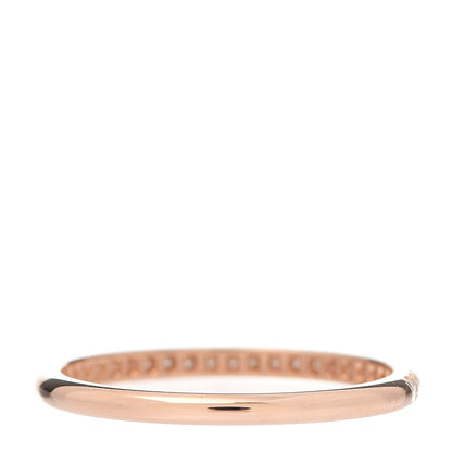 Tiffany 18K Rose Gold Diamond .20ctw Soleste Half Eternity Band Ring 62 10 3 of 5