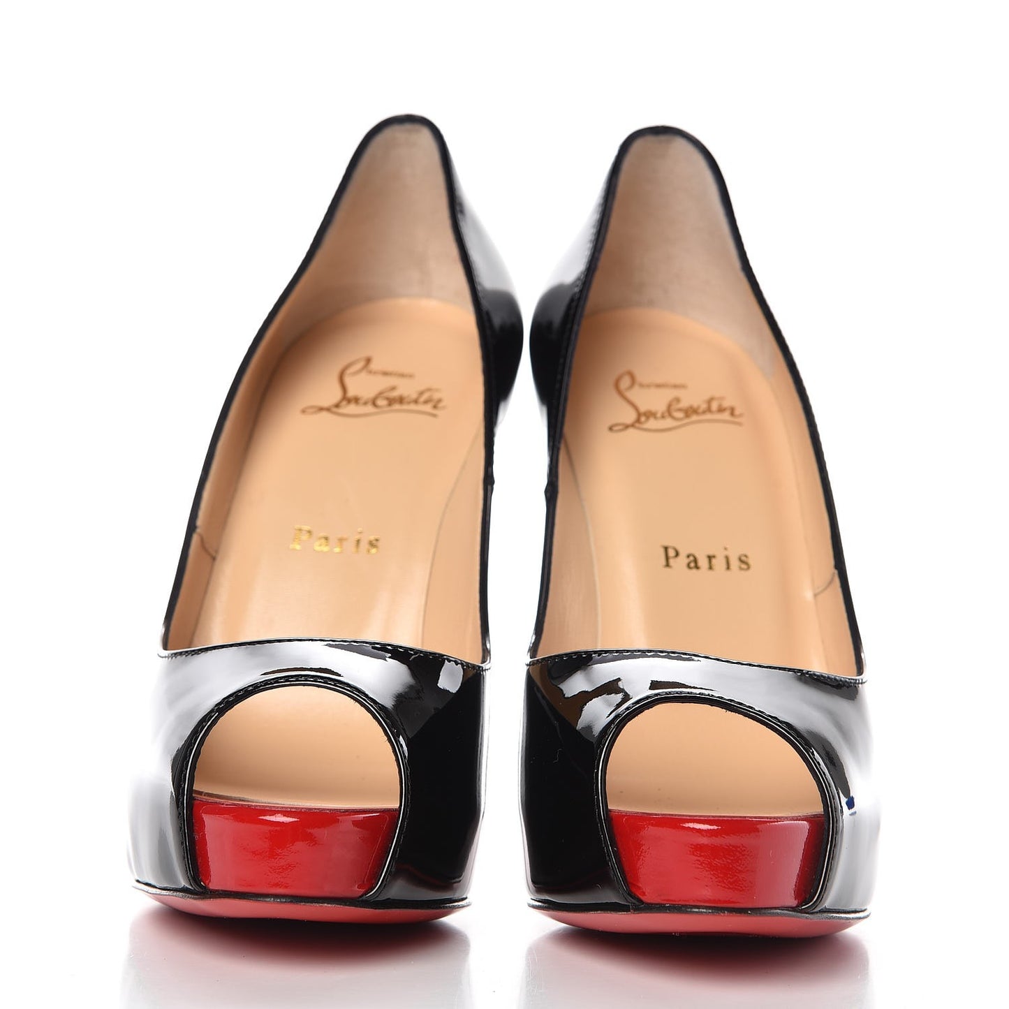 Patent New Very Prive 120 Pumps 36.5 Black Red