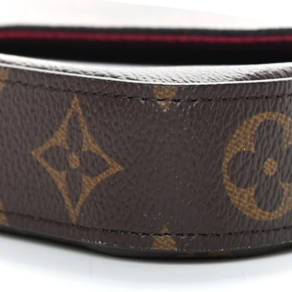 Louis Vuitton Monogram Pochette Felicie Chain Wallet Fuchsia 10 of 10