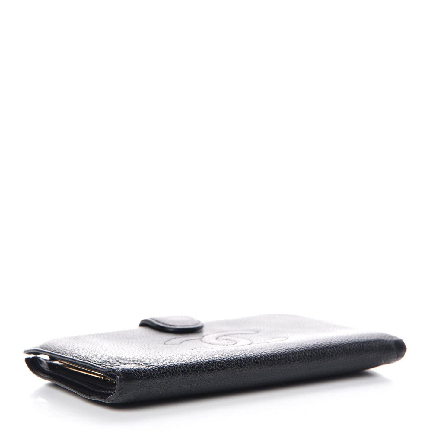 Caviar Timeless CC French Wallet Black