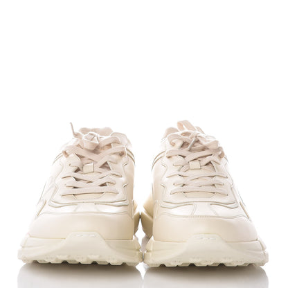 Gucci Calfskin Logo Mens Rhyton Sneakers 12 Ivory 2 of 9