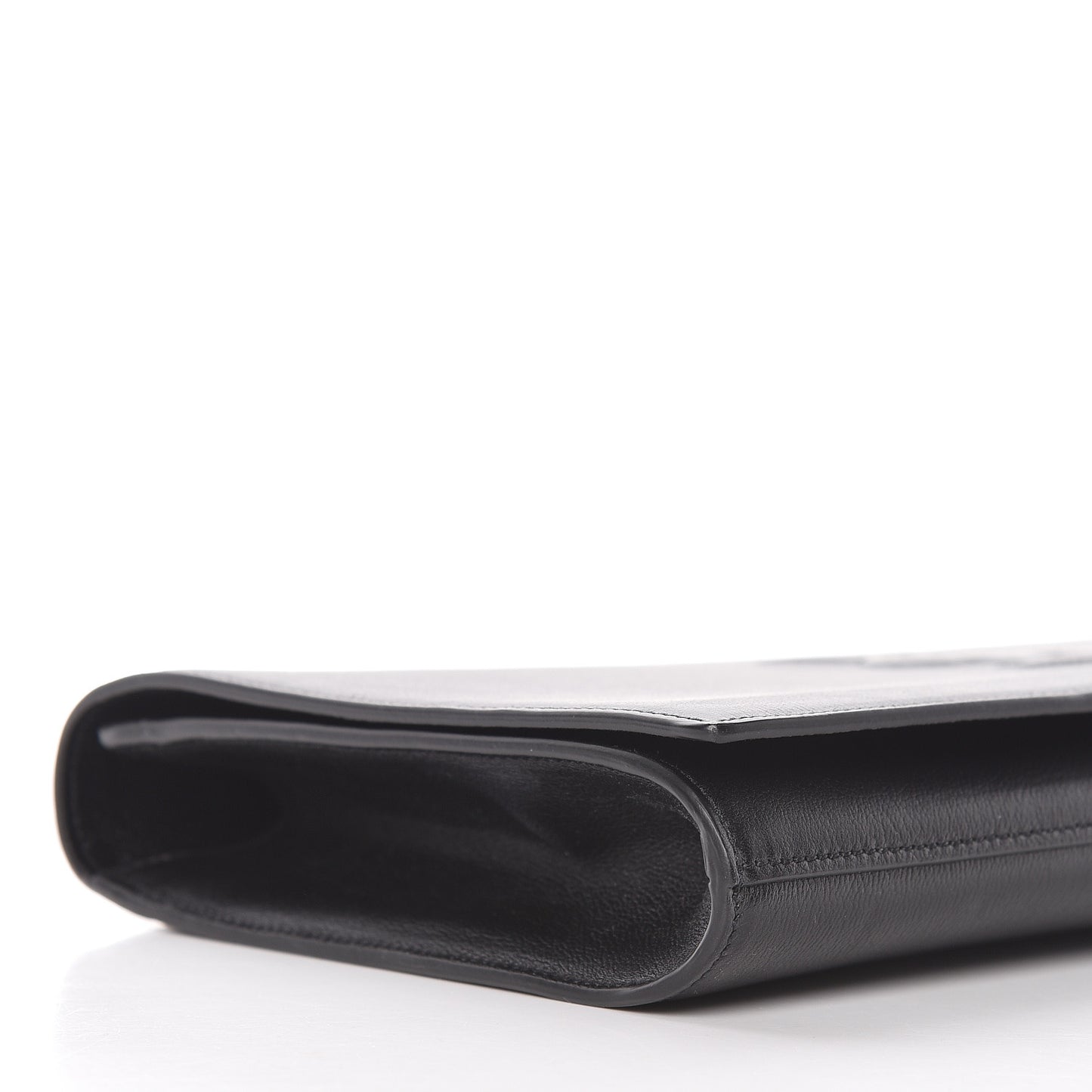 Calfskin Monogram Large Belle De Jour Clutch Black