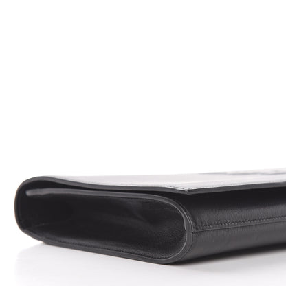 Saint Laurent Calfskin Monogram Large Belle De Jour Clutch Black 9 of 12