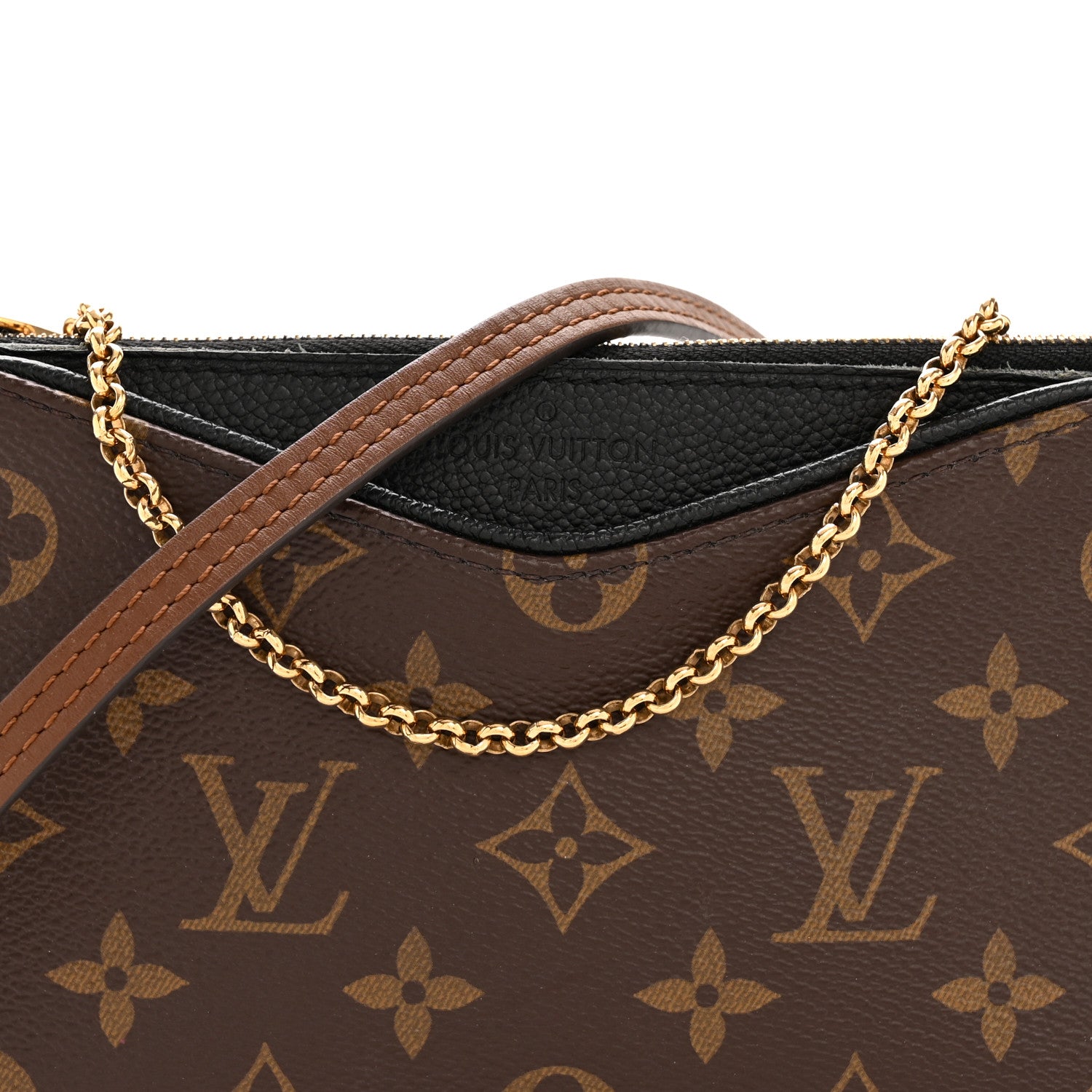 Louis Vuitton Monogram Pallas Clutch Black 8 of 12